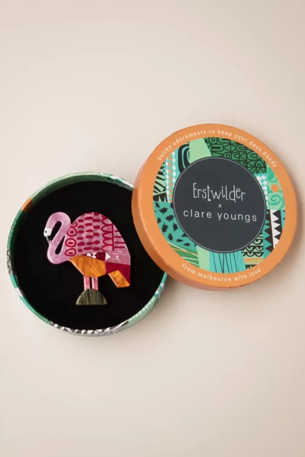 A Flamingo Named Honk Broche-Erstwilder Sale