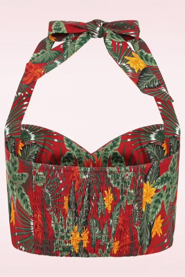 Adriana Jungle Floral Top In Multi-Collectif Clothing Best