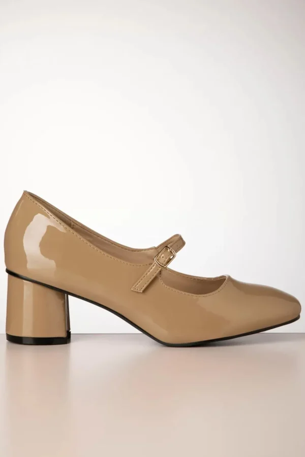 Annie Mary Jane Pumps In Latte-Banned Retro Flash Sale