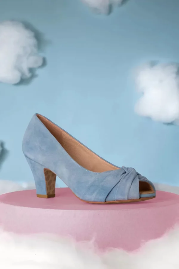 Ava Love Me Truly Peeptoe Pumps In Faded Blauw-Lola Ramona u2665 Topvintage Online