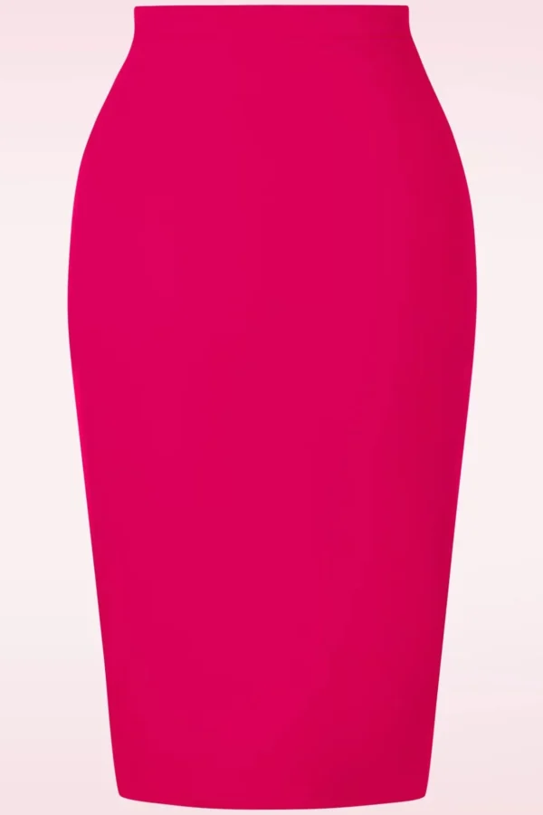 Bella Midi Rok In Magenta-Vintage Chic for Topvintage Sale