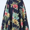 Beverly Button Swing Rok In Honolulu Navy-Rock N Romance Online