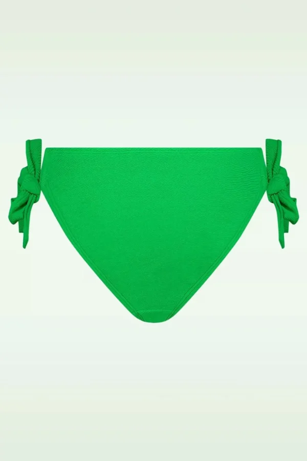 Bikinibroekje Bow In Bright Green Relief-TC Beach Best Sale