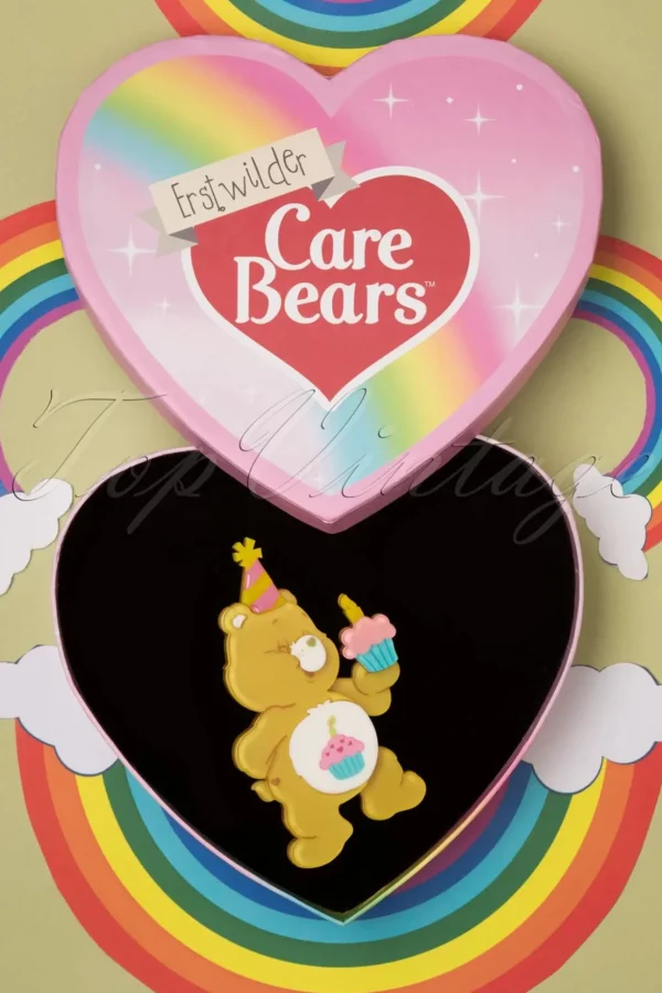 Birthday Bear's Cake Broche-Erstwilder Flash Sale