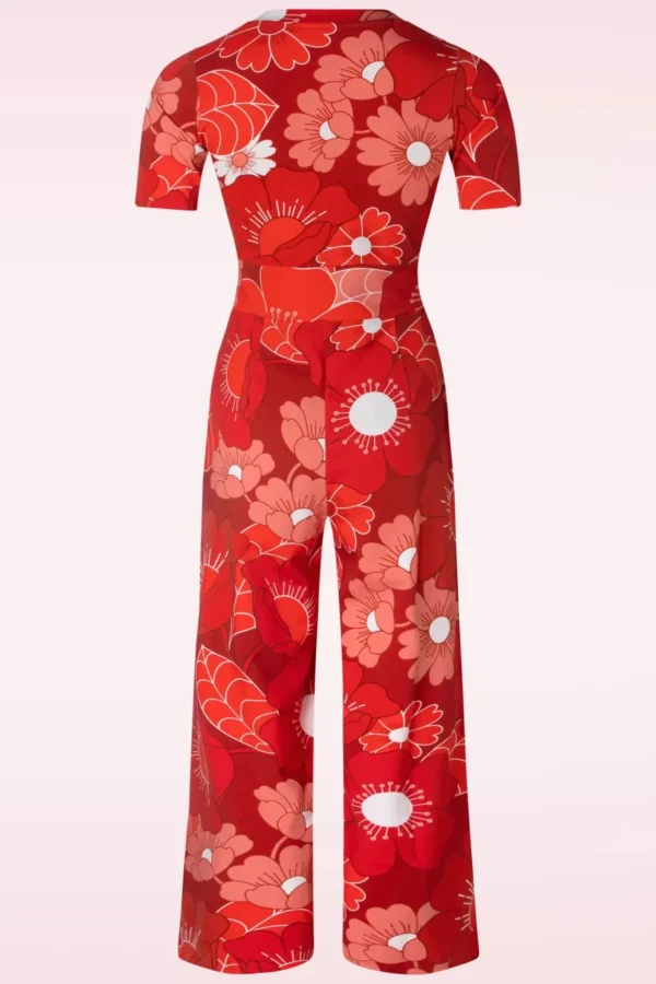 Britta Jumpsuit In Rood-Cissi och Selma Discount