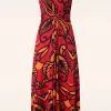 Camila Maxi Jurk In Oranje-Surkana Shop