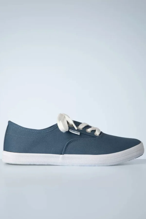 Canvas Sneakers In Indigo Blauw-s.Oliver Cheap