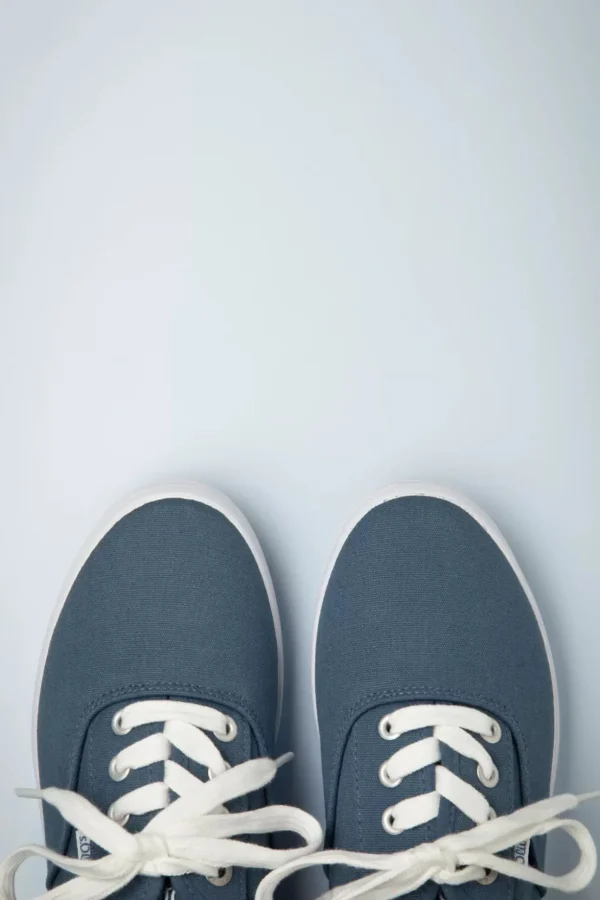 Canvas Sneakers In Indigo Blauw-s.Oliver Cheap