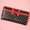 Carla Bow Polka Portemonnee In Zwart En Rood-Banned Retro Cheap