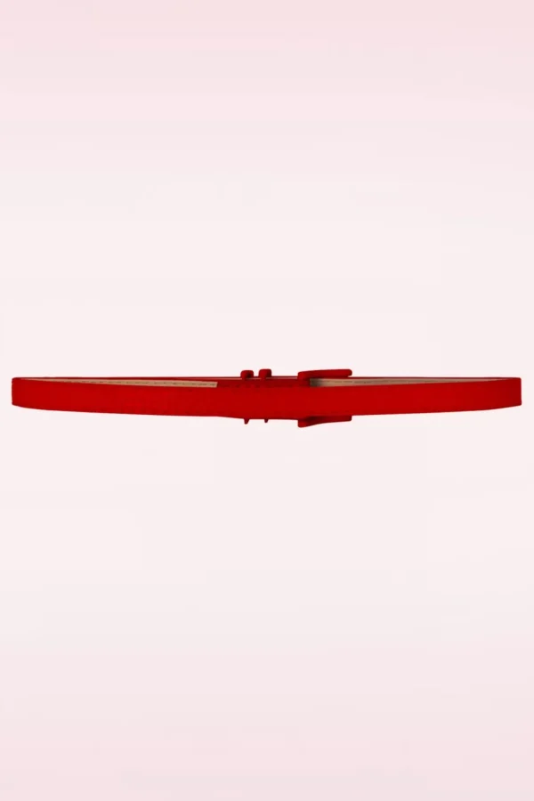 Cecile Riem In Krokodillenrood-Banned Retro Outlet