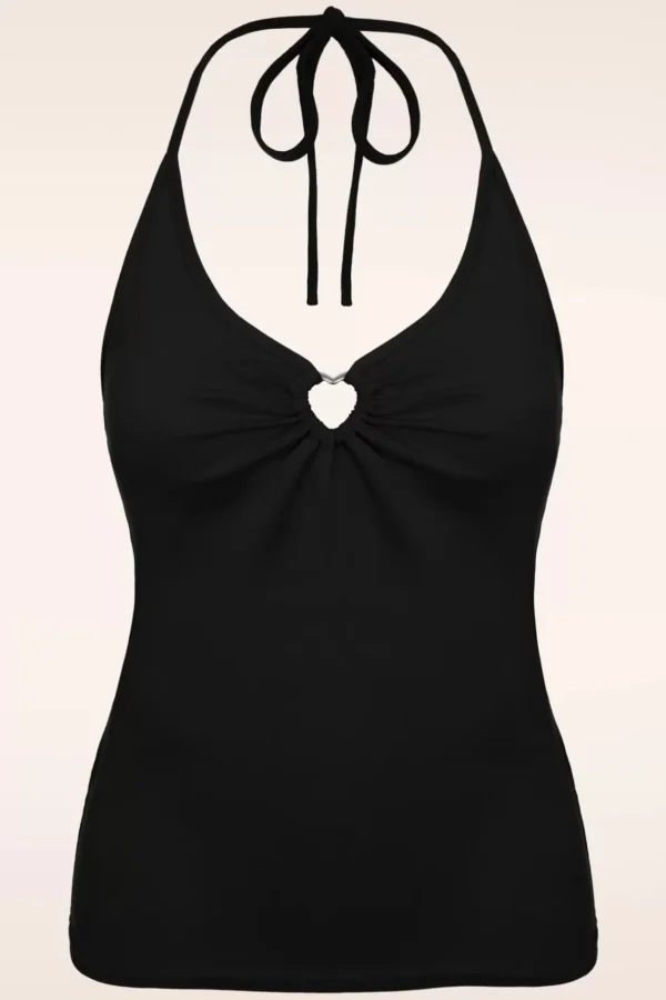 Cheryl Top In Zwart-Bunny Best