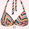 Chevron Chic Padded Bikini Top In Multi-Cyell Shop