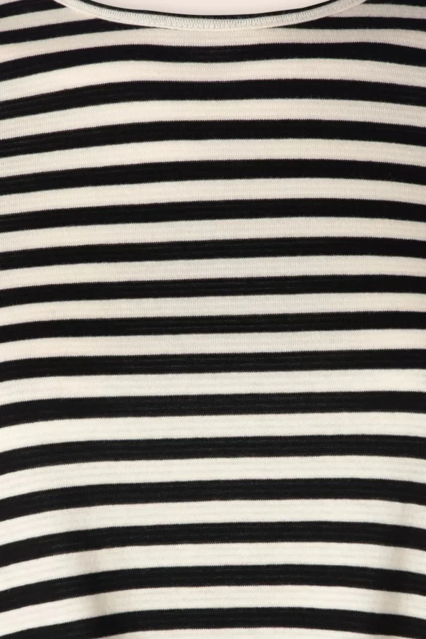 Chopito Stripe Knot T-Shirt In Zwart-King Louie Sale