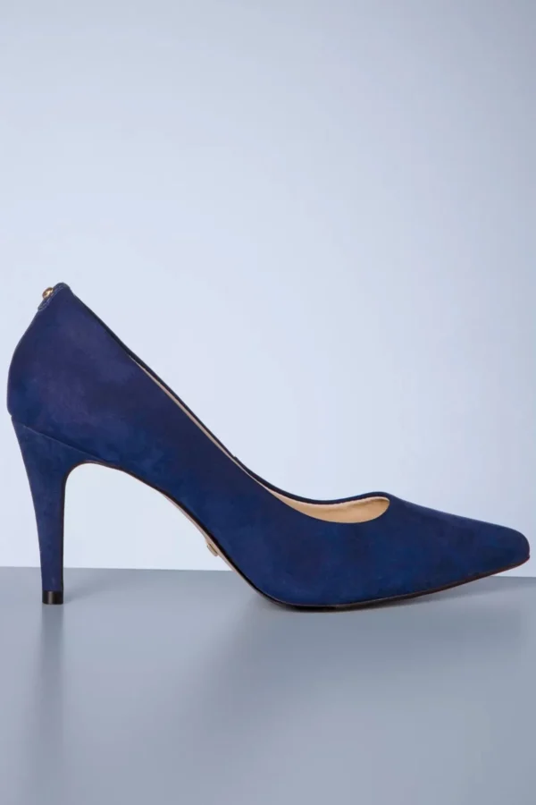 Claire Stiletto Pumps Van Nubuck In Navy-Parodi Shoes Best Sale