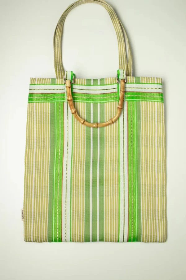 Club Tropicana Shopper Tas In Acid Groen-Surkana New