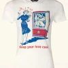 Cool Love T-Shirt In Gebroken Wit-Queen Kerosin Outlet