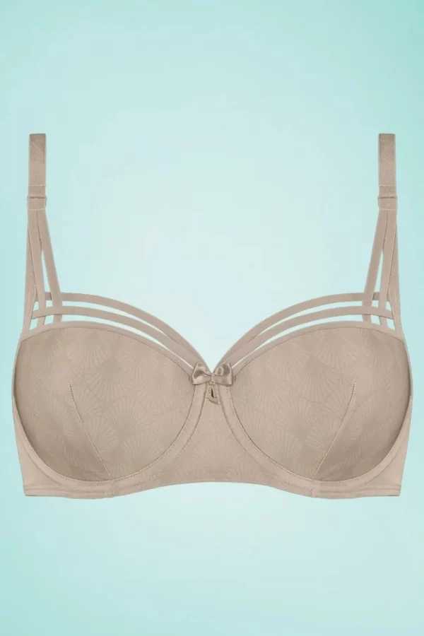 Dame De Paris Glitter-Bh In Beige-Marlies Dekkers Sale