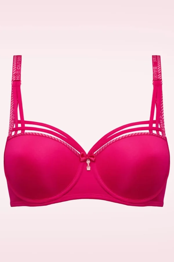 Dame De Paris Padded Balcony Bh In Azalea Rood-Marlies Dekkers Cheap