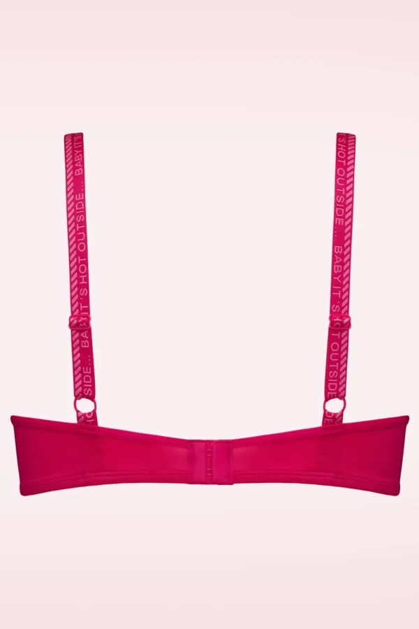 Dame De Paris Padded Balcony Bh In Azalea Rood-Marlies Dekkers Cheap