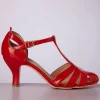 Dance Me To The Stars Pumps In Rood-Banned Retro New