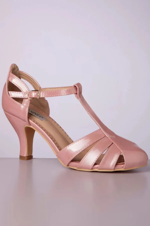 Dance Me To The Stars Pumps In Parelmoer Roze-Banned Retro Outlet