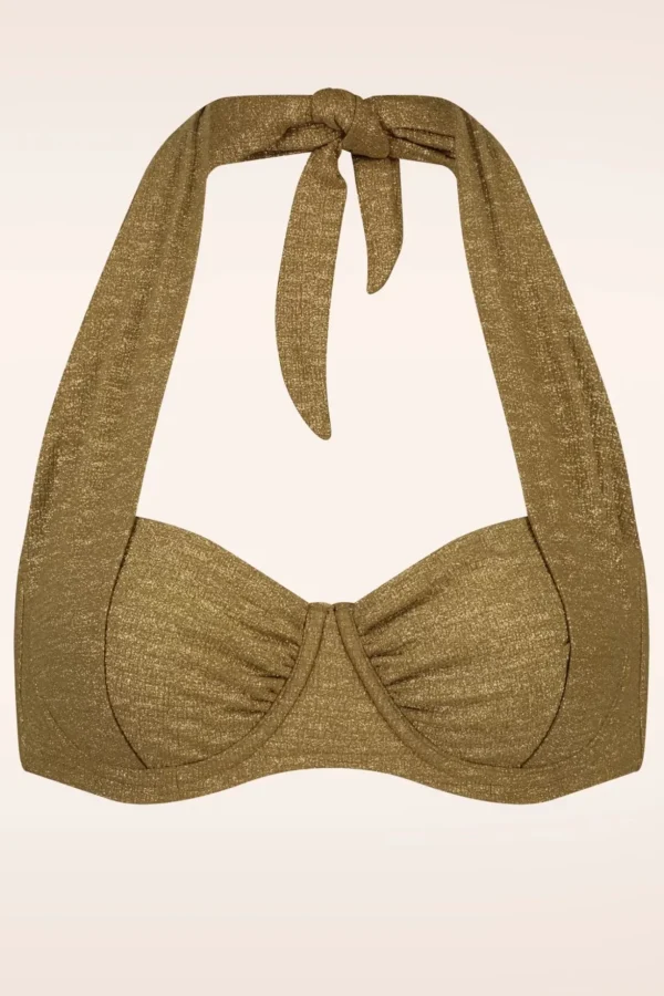 Desert Glow Bikinitop In Goud-Cyell Cheap