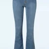 Dora Flared Broek In Lichtblauwe Denim Wassing-Cloud9 Store