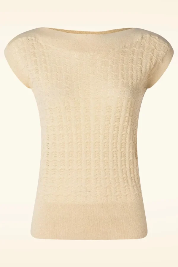 Erin Palette Top In Creme-King Louie Outlet