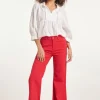 Fae Flared Jeans In Rood-Smashed Lemon Cheap