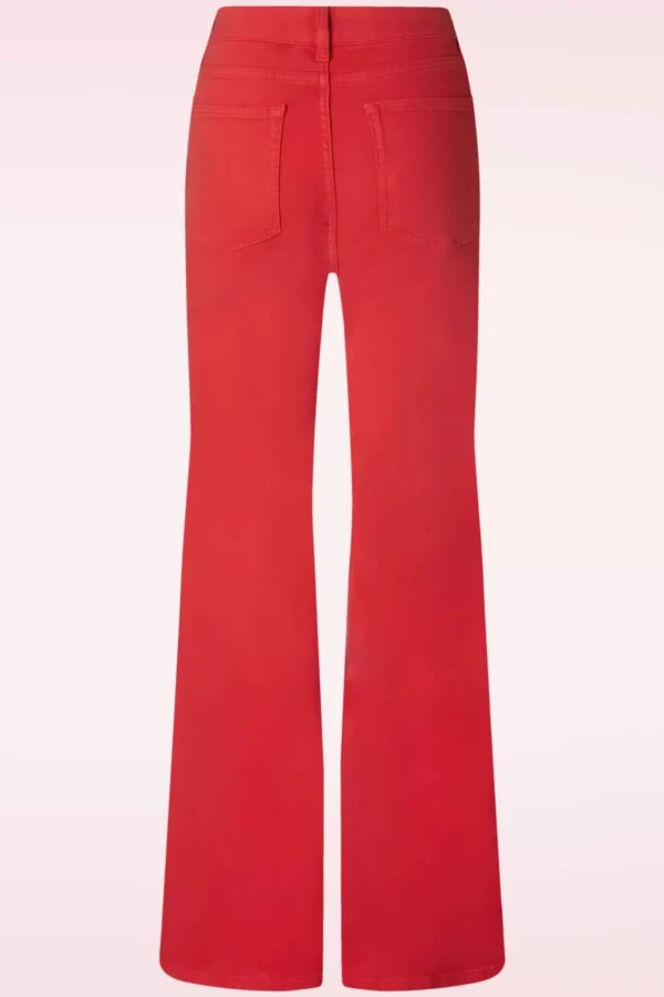 Fae Flared Jeans In Rood-Smashed Lemon Cheap