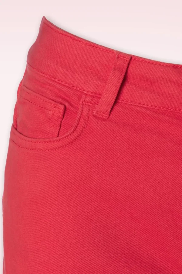 Fae Flared Jeans In Rood-Smashed Lemon Cheap