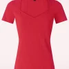 Fara Top In Rood-Banned Retro Discount