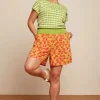 Fintan Doree Shorts In Fiesta Rood-King Louie Cheap