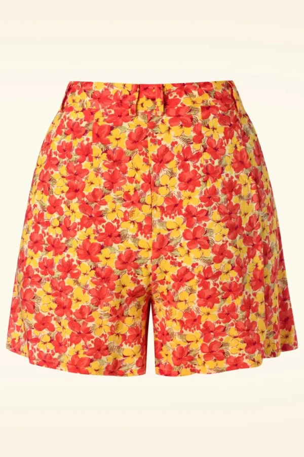 Fintan Doree Shorts In Fiesta Rood-King Louie Cheap