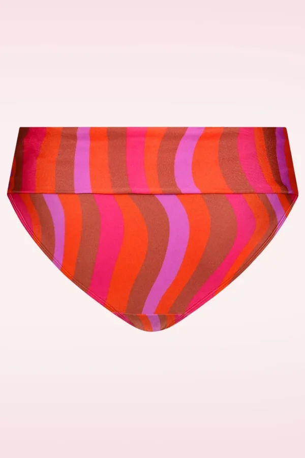 Flipover Shiny Waves Bikinibroekje In Multi-TC Beach Discount