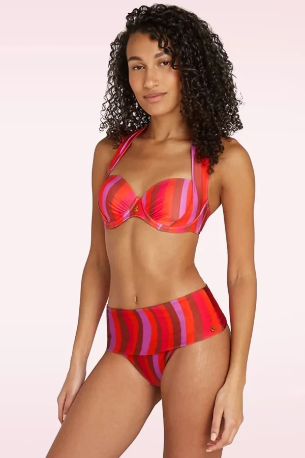 Flipover Shiny Waves Bikinibroekje In Multi-TC Beach Discount