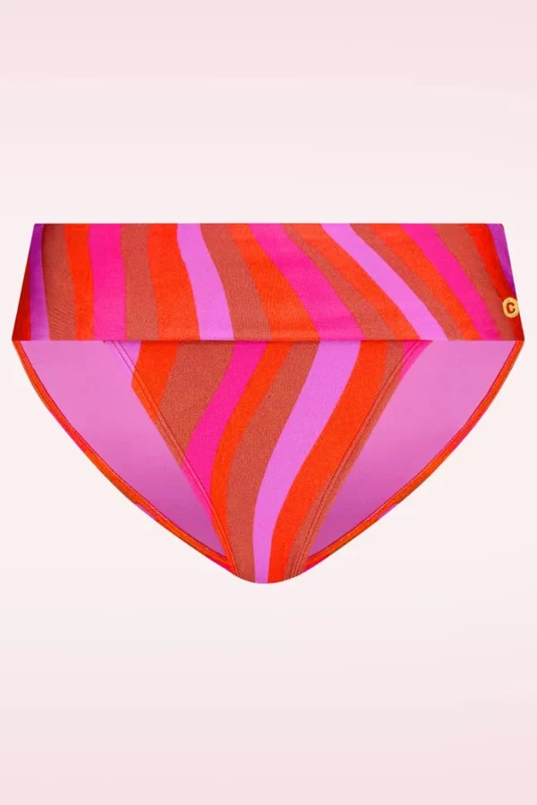 Flipover Shiny Waves Bikinibroekje In Multi-TC Beach Discount