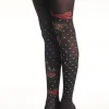 Flower And Polkadots Panty In Zwart-Fil de Jour Fashion