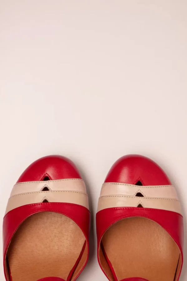 Frenchy Mary Jane Pumps In Rood-Miz Mooz Online