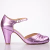 Goldie Mary Jane Pumps In Paars Metallic-Chelsea Crew Clearance