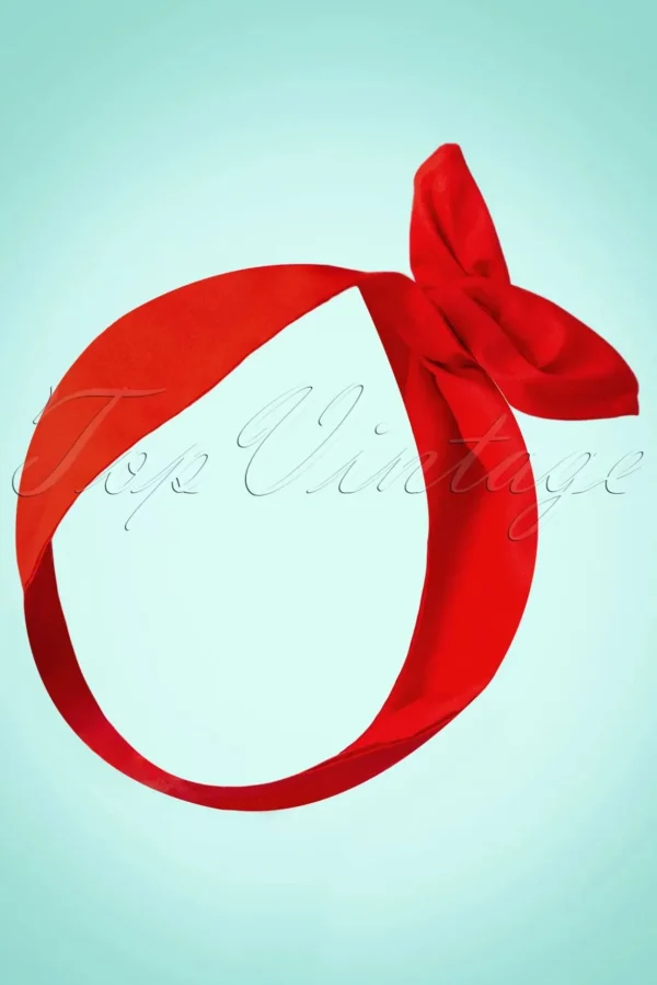 Haarsjaal In Rood-Be Bop a Hairbands Discount