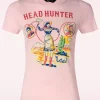 Head Hunter T-Shirt In Roze-Queen Kerosin Shop