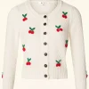 Jennie Cherry Vest In Ivoor-Mak Sweater Clearance