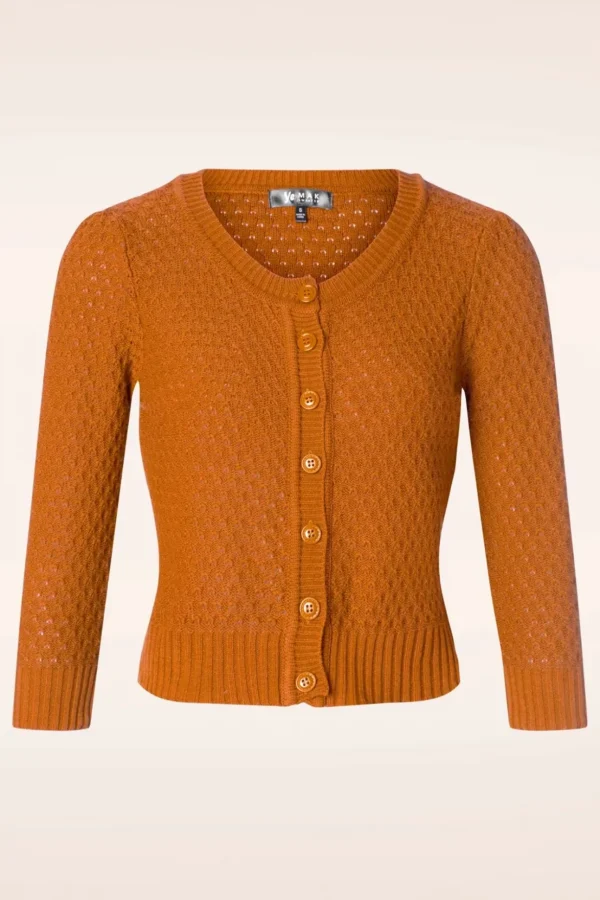 Jennie Vest In Licht Oranje-Mak Sweater Sale