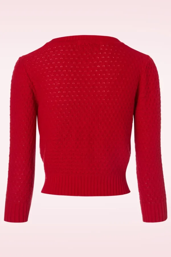 Jennie Vest In Rood-Mak Sweater Flash Sale