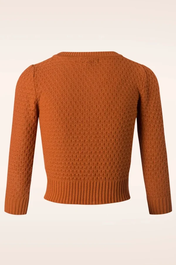 Jennie Vest In Vintage Oranje-Mak Sweater Outlet