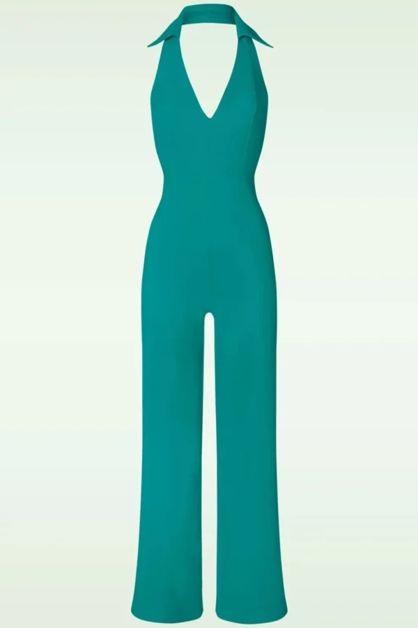 Jolena Jumpsuit In Blauwgroen-Wild Pony Store