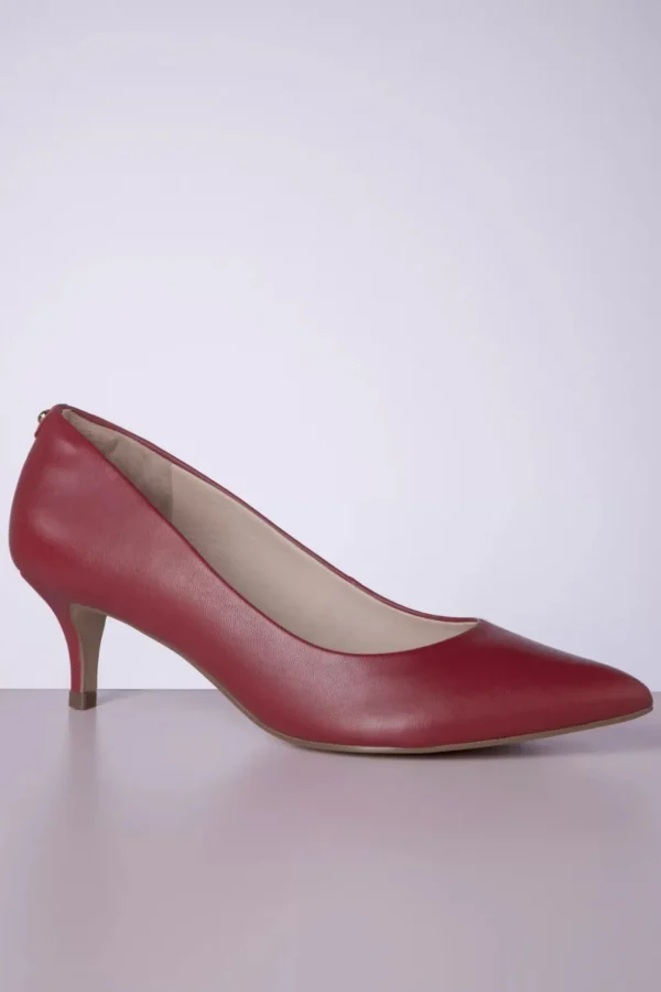 Josephine Pumps Van Leder In Rood-Parodi Shoes Online