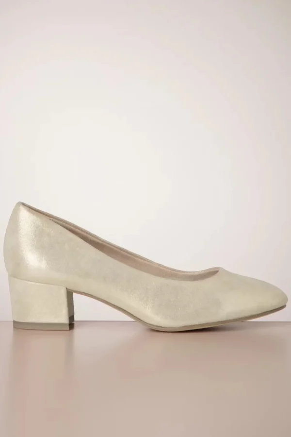 Katrin Suedine Pumps In Champagne-Tamaris Discount