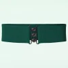 Lauren Vintage Stretchriem In Groen-Banned Retro Flash Sale